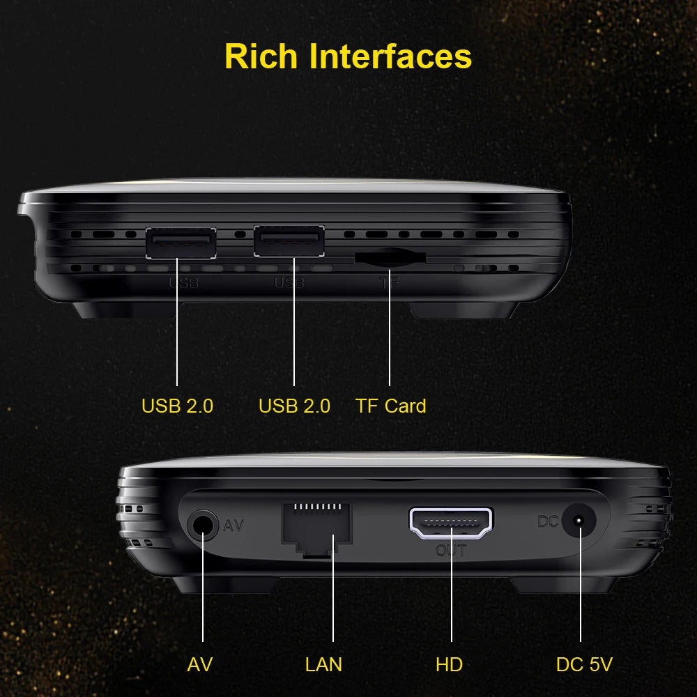 Transpeed Android 12 TV BOX Allwinner H618 Dual Wifi 32G64G Quad Core Cortex A53 Support 8K 4K BT Voice Media Player Set Top Box