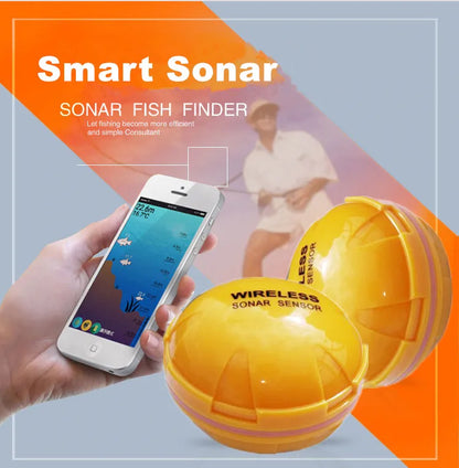 FindFish Wireless Fish Finder Sonar Sensor Echo Sounder for Fishing - New Technology in Portable Aquatic Exploration Devices