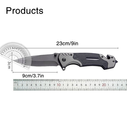 Outdoor Folding Knife - High Hardness Steel Blade, Sharp And Compact, Perfect For Carrying Around, Suitable For Camping And Surv