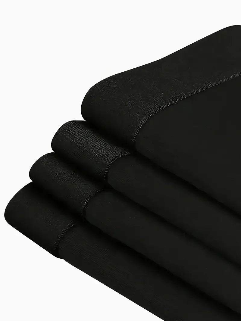 Herrboxershorts 6-pack – Mjuka, Andningsbara, Elastiska, S–XXL, Svart