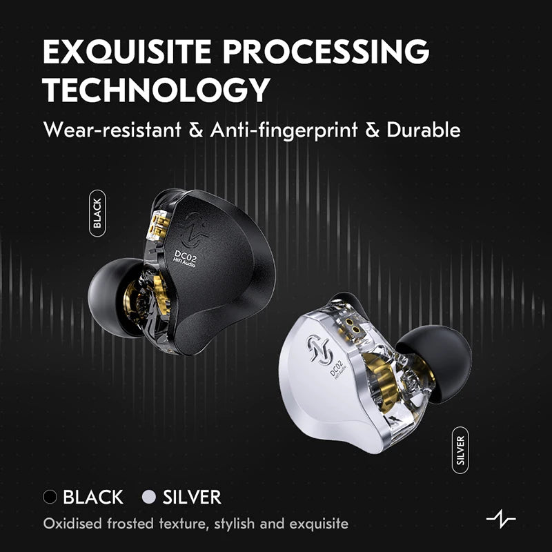 CCZ SOLO DC02 kabelanslutna in-ear-hörlurar med löstagbar kabel