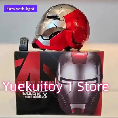 Bärbar Bumblebee hjälmleksak med armkanon och rollspelsdesign