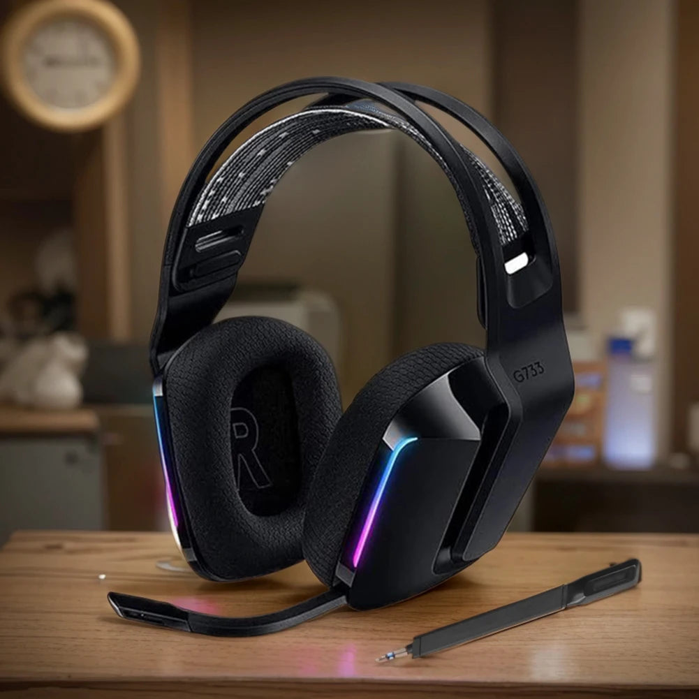 Ersättningsmikrofon för Logitech G733 – 3,5mm Brusreducering ABS 12cm 7g Svart Reservdel Gaming Headset