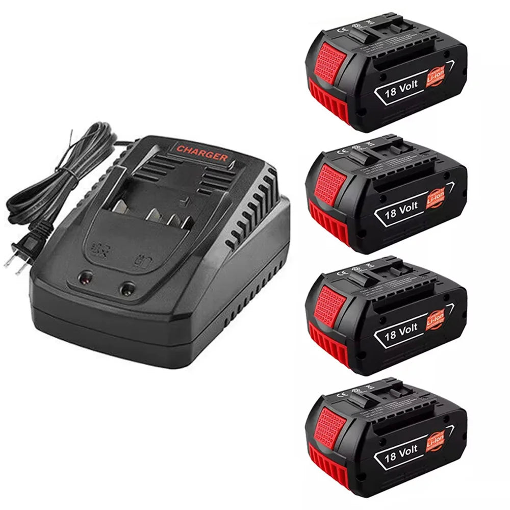 For BOSCH 18V 8.0Ah Lithium-ion Battery GBA 18V 8000mAh Professional GBA GSR GSB BAT618 BAT609 BAT619 BAT620 Power Tool Battery