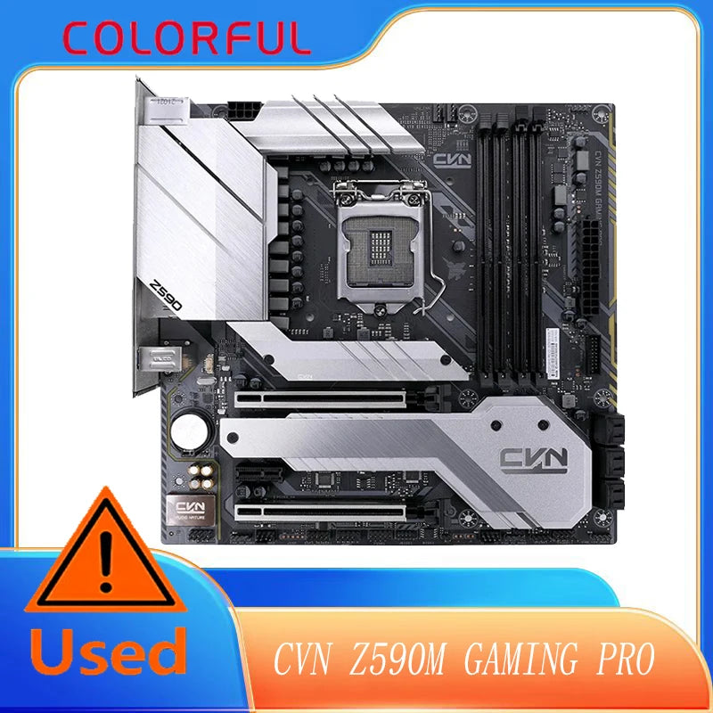 Colorful CVN Z590M GAMING PRO Motherboard Intel Z590 LGA 1200 128GB DDR4 M-ATX