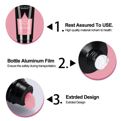 Limegirl Semi-Permanent  8ml Nail Gel Polish Kit With USB UV Lamp Soak Off Base&Top Coat Varnish Manicure Set  for Nails Salons