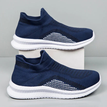 Herr-sneakers för löpning & träning – Andningsbara, lätta, storlek 39–47, 3 färger