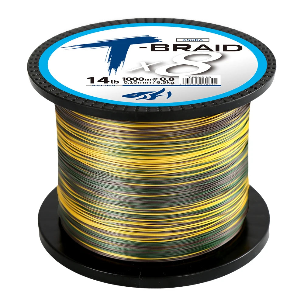 ThornsLine X8 Upgrade Braid Fishing Line Super Strong 8 Strands Multifilament PE Line 300-1000M Braided Line All For Fish Carp