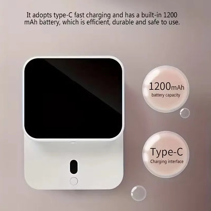 Automatic Induction Soap Wall Mounted Sensor Soap Dispenser, Touchless Hand Sanitizer Dispenser,Hand Soap Container For Bathroom