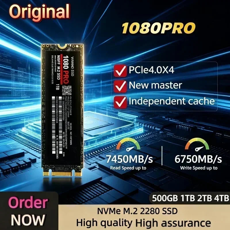 Original M2 2280 NGFF NVME Internal Solid State Drive 500GB 1TB 2TB High Speed Hard Disk Drive For Gaming Desktop Laptop