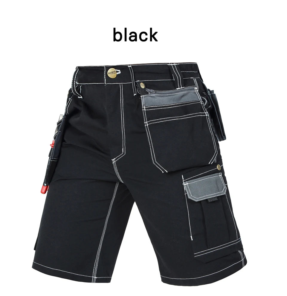Men's durable multi-pocket work pants cargo work shorts workwear for Men