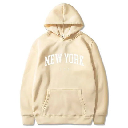 Letter Printed Hoodies Men Women Fashion Graphic Sweatshirts Casual Harajuku Pullover Sportswear