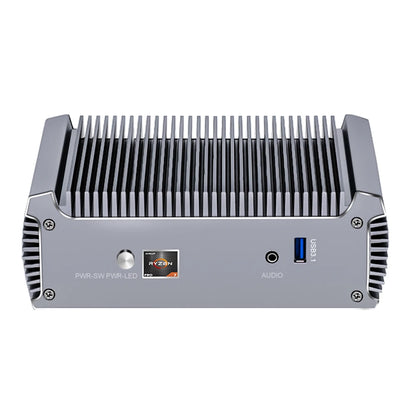 2026 FU02 Fanless AMD Mini Computer Ryzen 9 4950U 7 7730U 5825U 4700U Windows 11 Gaming PC Dual LAN Firewall 2*HDMI2.0 NVMe DDR4