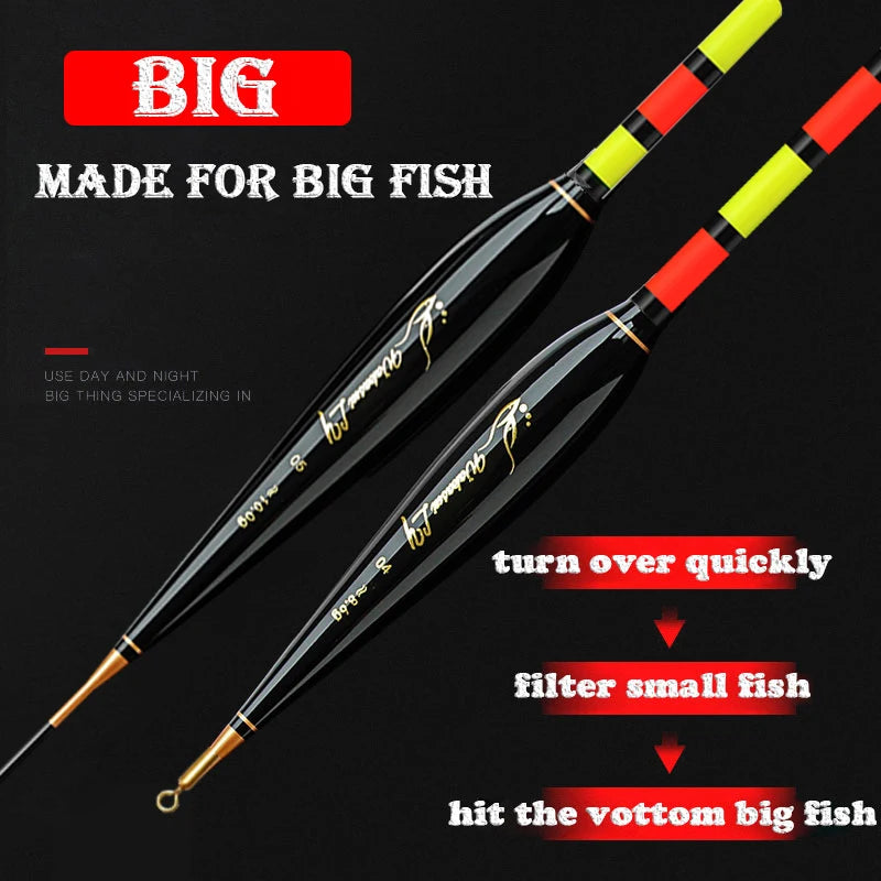 2024 New 2-Piece Luminous Fishing Float With High Sensitivity Short Electronic Rock Fishing Float And USB Dual Port Charging Set