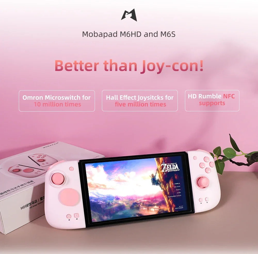 MOBAPAD M6 HD Gemini 2 Controller with Receive BLACK MYTH For Nintendo Switch OLED Joypad Hall Joystick Console NS OLED Gamepad