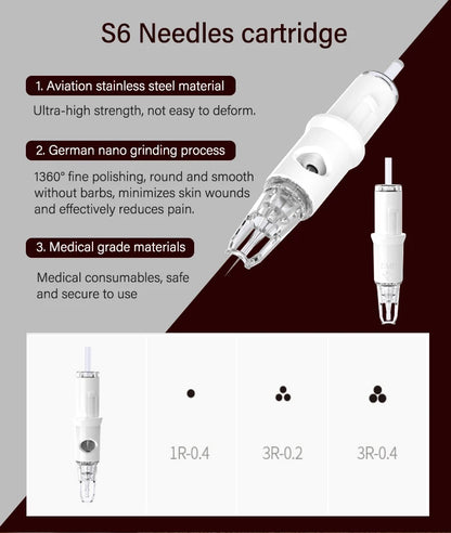 NUOJO Painless SMP Scalp Micropigmentation Machine PMU Micro Pigmentation Kit Scalp Tattoo Device Hair Tattoo Machine