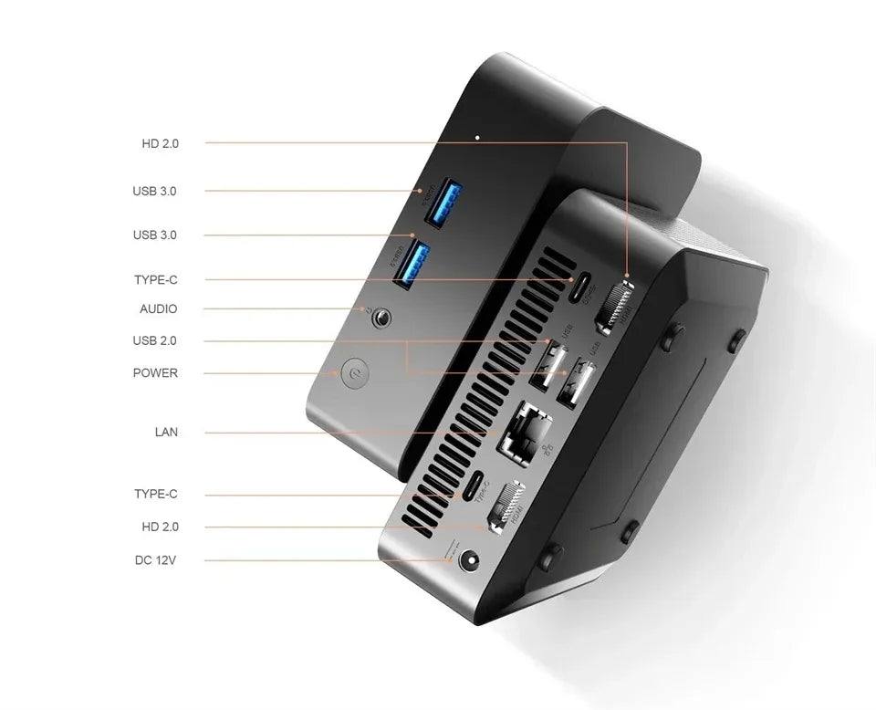 2026 New Windows 11 Intel I9-10980HK Office/home Use Desktop Computer BT5.2 Mini PC 16/32GB RAM 2TB SSD Portable Gaming Mini PC