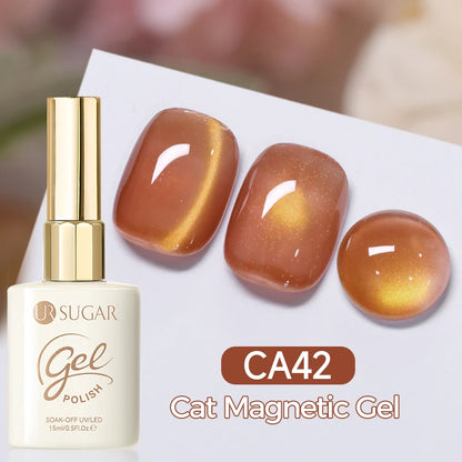 UR SUGAR 15ml Cat Magnetic Gel Nail Polish 30 Colors Semi Permanent Magnetic Gel UV/LED Soak Off Painting Vanrish Design