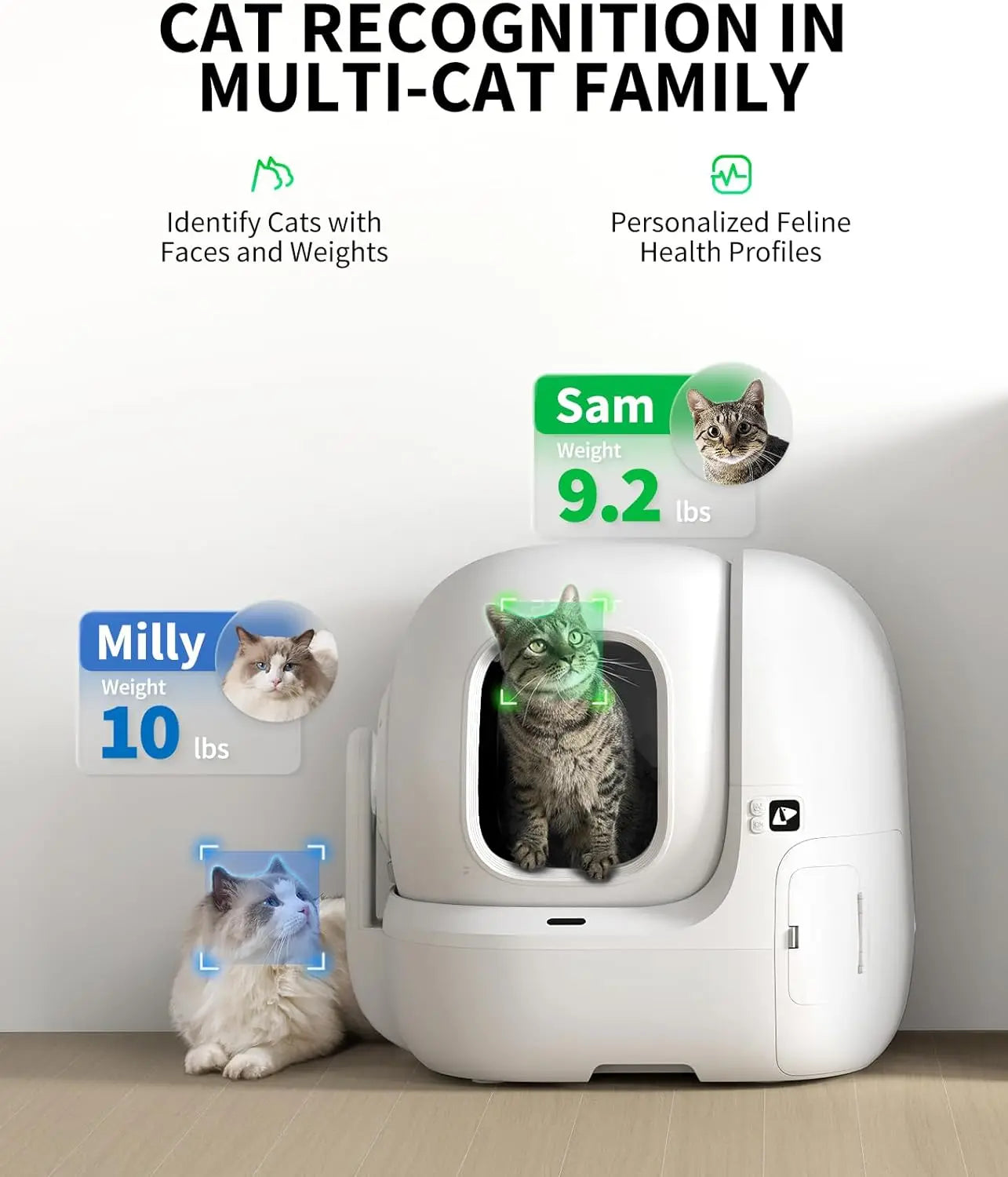 PETKIT PUROBOT MAX PRO Automatic Smart Cat Litter Box Self Cleaning AI-Camera Pet Toilet Odor Removal App Control Global Version
