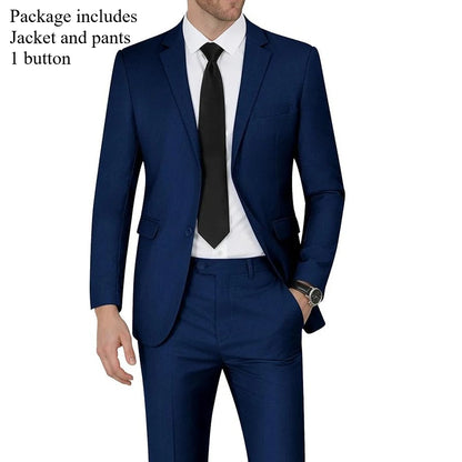 Men Suits Sets High Quality For Wedding Elegant 2 Pieces Jackets Pants Stretch Blazers Tailored Formal Full 2025 Costume