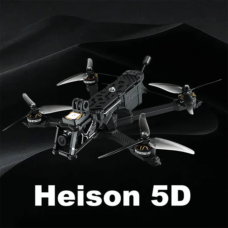 SEQURE SQFPV 5 tum FPV-drönare 225mm 6S 8S Heison 5D med analog VTX Freestyle Cine FPV Drönare RC Quadcopter