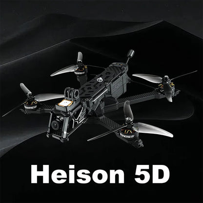 SEQURE SQFPV 5 tum FPV-drönare 225mm 6S 8S Heison 5D med analog VTX Freestyle Cine FPV Drönare RC Quadcopter