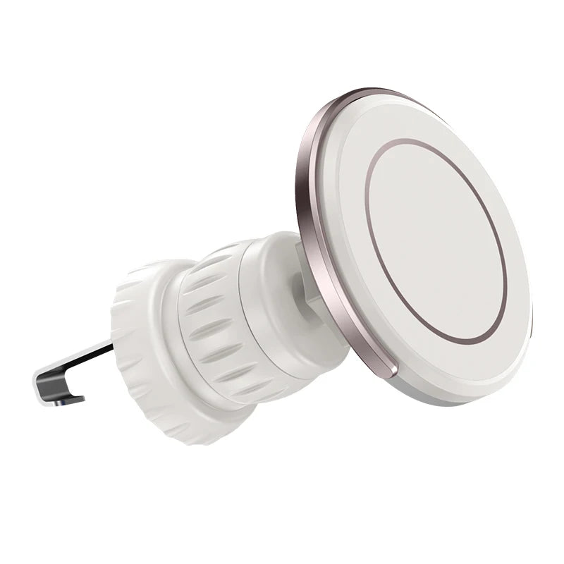 Magsafe Car Phone Holder,Powerful Magnetism Premium Quality Single-Hand Operation Metal Hook Magnetic Car Phone Mount