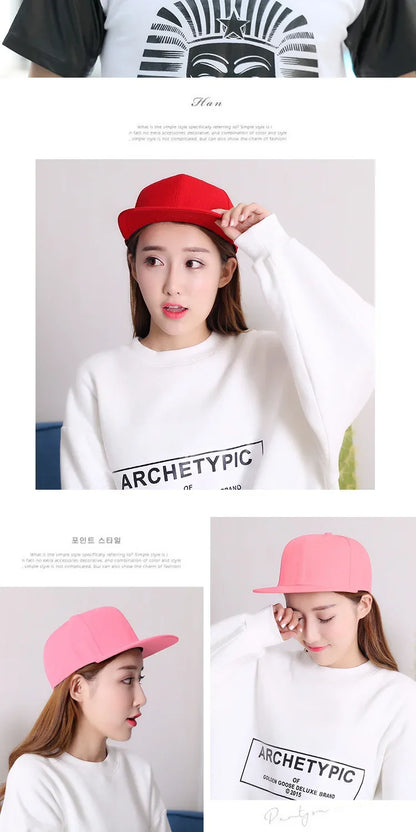 Big Bone Man Plus Size 64cm Baseball Caps Adult Flat Peak Hip Hop Fitted Hat Men Women Large Size Snapback Cap Size 60cm 62cm