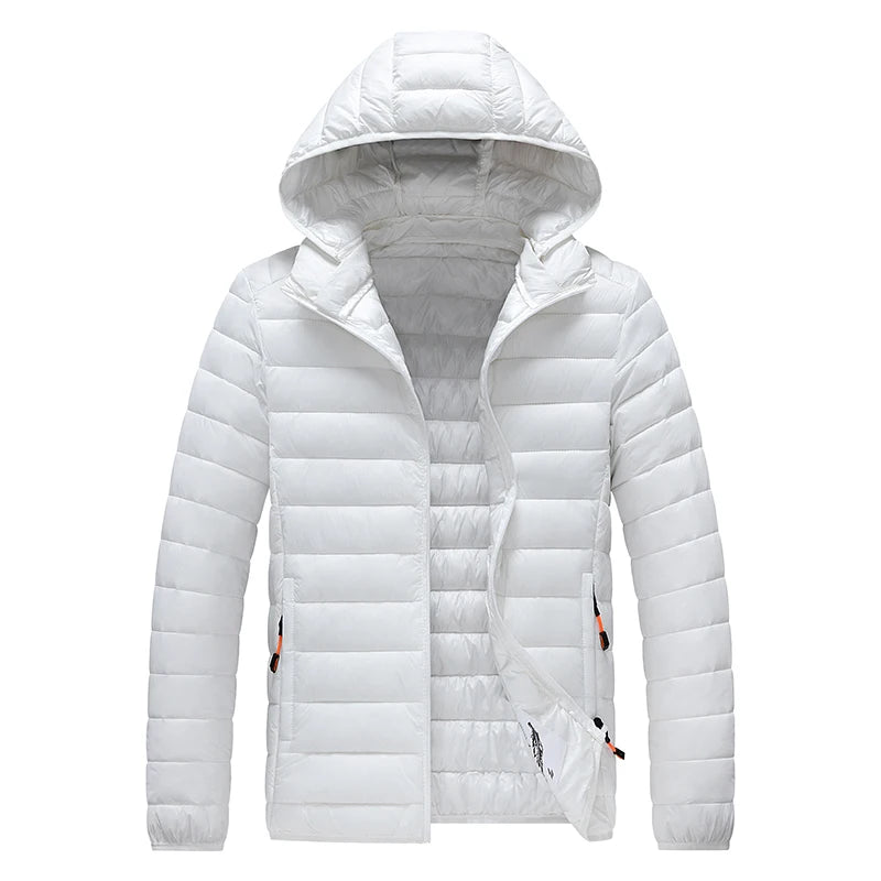 Vinterparkas Herr – Vattentät, varm, löstagbar huva, S–8XL, 11 färger