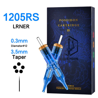 10Pcs POSEIDON V3 Pro Tattoo Needles High Quality Disposable Permanent Makeup Tattoo Cartridge Needles For Tattoo Machine