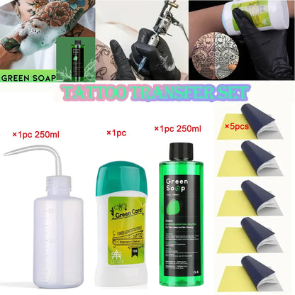 Ultra Concentrated Green Soap Tattoo Foaming Bottle – Tattoo Supplies for Tattoos, Piercings, Skin and Equipment Cleaning