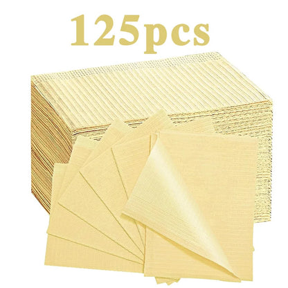 Disposable Dental Bibs 3 Ply Waterproof Tattoo Clean Pad Patient Napkins Table Covers for Piercing Nail Art Tattoo Accessories