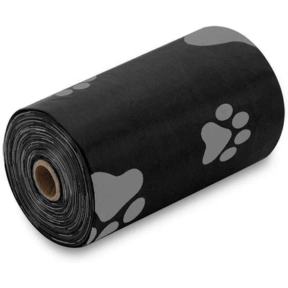 Bajspåsar för Hund – Tjocka Nedbrytbara Doftande 15påsar/Rulle 26x24cm Lila Röd Grön Svart Blå 5–100 Rullar