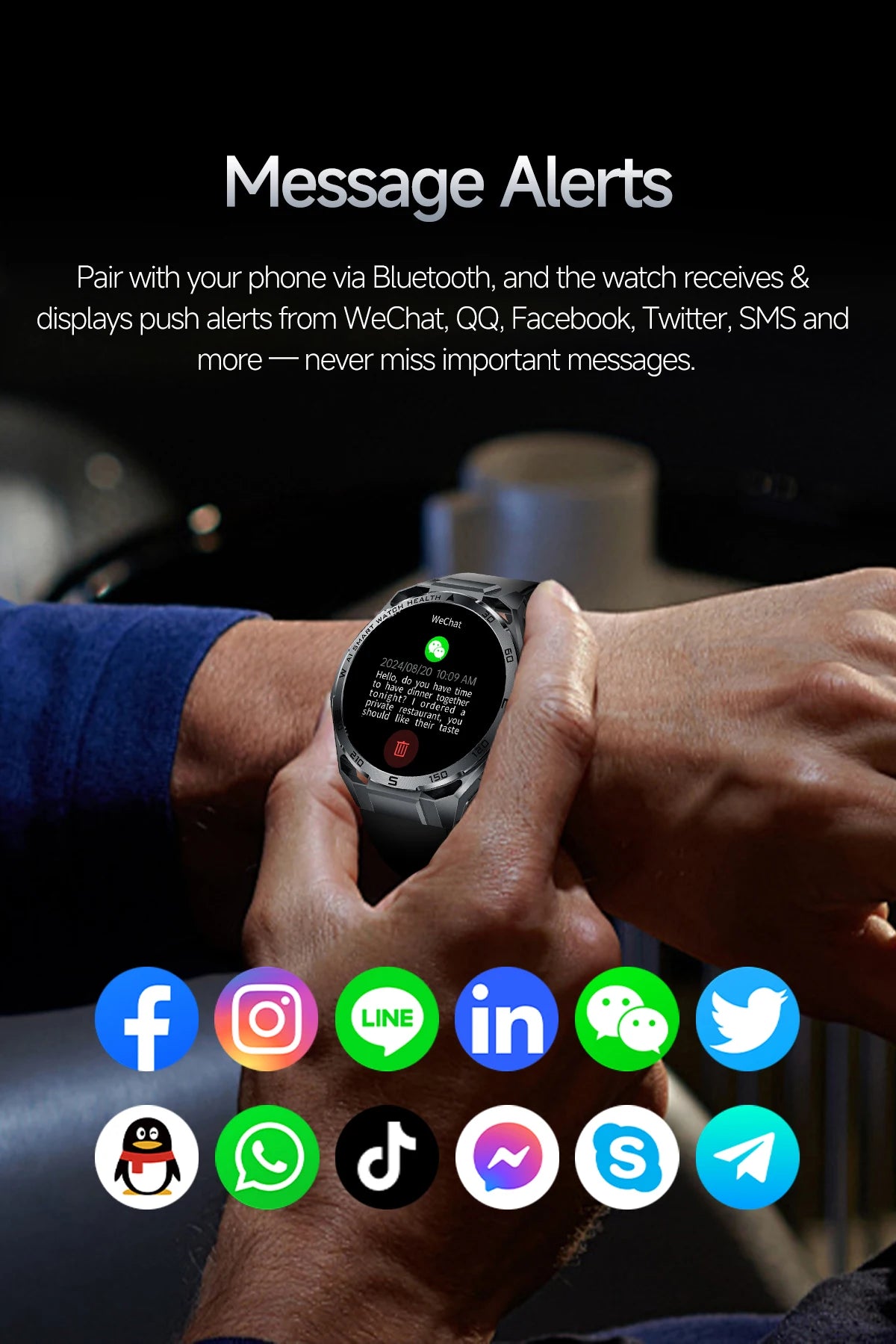 2026 New AI Health Care Accurate Detection ECG Smart Watch Blood Pressure lipids Uric Acid Analysis Bluetooth Call Smart Watches