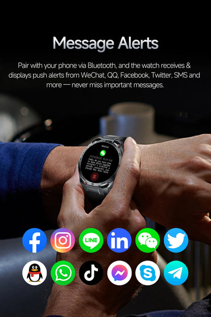 2026 New AI Health Care Accurate Detection ECG Smart Watch Blood Pressure lipids Uric Acid Analysis Bluetooth Call Smart Watches