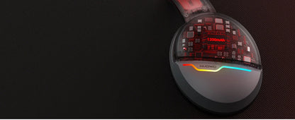 NUBWO G08 Trådlöst Gaming Headset – 2.4GHz & Bluetooth 5.3 50mm RGB 34h Batteritid CE/FCC PS5 PS4 PC Camo Röd