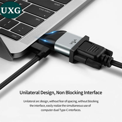 USB-C-adapter till HDMI, DisplayPort, VGA och fler anslutningar