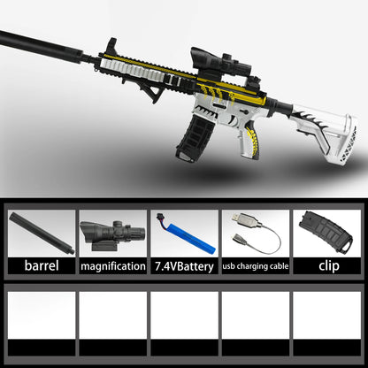 M416 Elektrisk Gel Blaster Gevärtillbehör Vattenpärla Leksak Skjutspel
