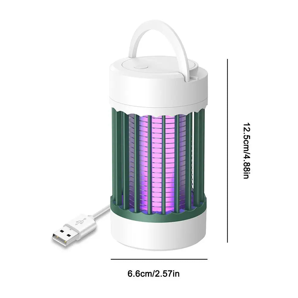 Electric Shock Mosquito Killer Lamp UV Light USB Anti Mosquito Trap For Bedroom Outdoor Camping Use Kills Moths Wasps Gnats