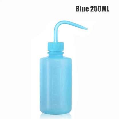 500/250ml Tattoo Wash Bottle 5 Colors Rinse Spray Bottle Economical Plastic Squeeze Clean Bottles for Medical Labs Tattoo Supply