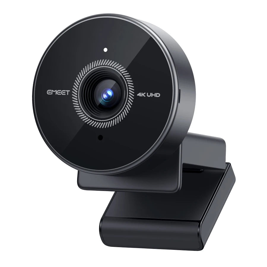 EMEET C950 Webbkamera 4K/1080p 60fps med Brusreducerande Mikrofon – USB Webcam för Möten & Streaming