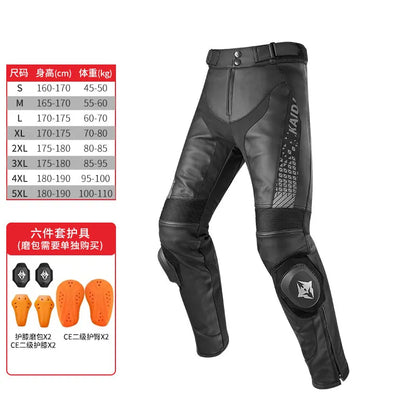 Motorcykelbyxor i 100% polyester