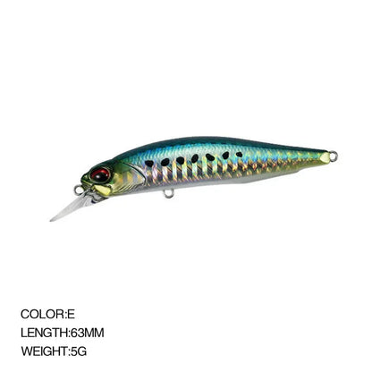Minnow Fishing Lure Wobbler Rozante 77SP Long Cast Hover Swaying Lure Jerkbait Artificial Bait Culter 77mm/63mm Alburnus Bait