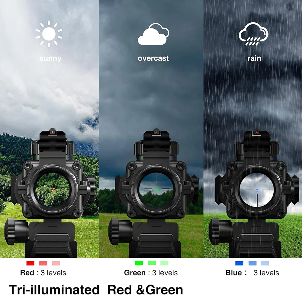 Bestsight 4×32 prismakikarsikte med RGB-riktmedel