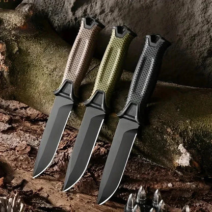 Fixed Blade Knife Outdoor Leisure Trekking Barbecue Hunting Fishing Portable EDC Holiday Gifts Essential Equipment Tool