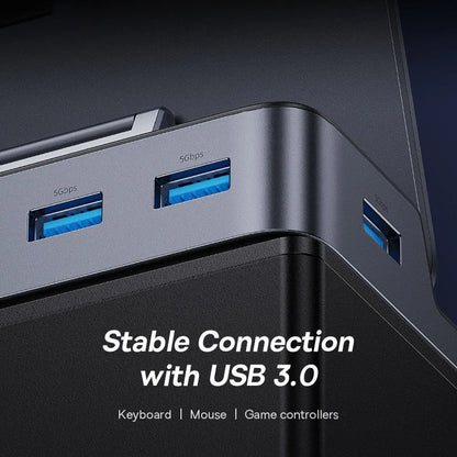 Baseus GamerX 6-port USB-C-docka – HDMI 4K 60 Hz och RJ45