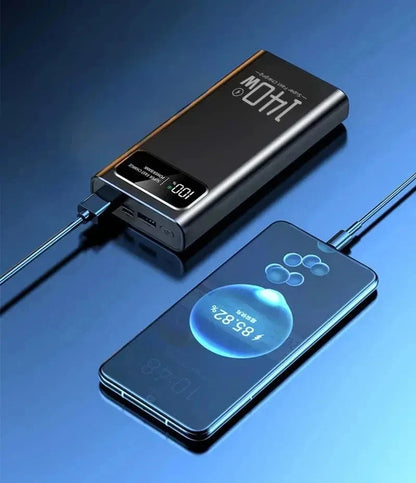 Lenovo 140W Power Bank 200000mAh Large Capacity Super Fast Charging Digital Display For iPhone Samsung Emergency Power Battery