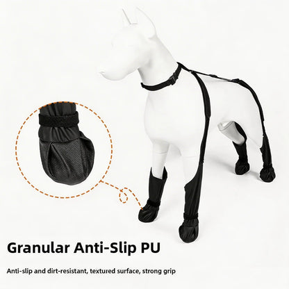 Dog Leg  Knee Patella Protection Joint Auxiliary Rehabilitation Ligament Joint Dislocation Pet Dirtproof Waterproof Rain Shoes