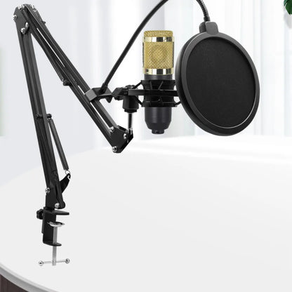 BM800 Condenser Microphone with V8Sound Card Set for Studio Recording AndStreaming Audio Smartphone Live Streaming Bracket Set