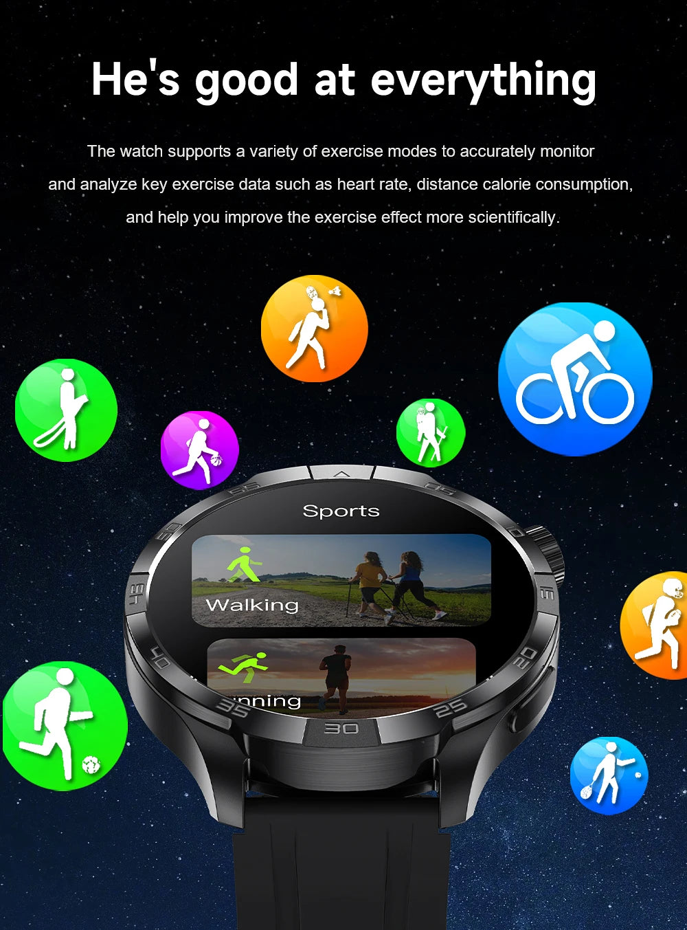 2026 New 1.85 Inch NFC Smart Watch Men Bluetooth Call NFC IP67 Waterproof Heart Rate Monitor Compass Sports Fitness Smartwatch